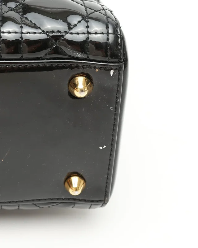 Large Patent Lady Dior Bag in Patent leather from A Retro Tale, photo 8 of 12