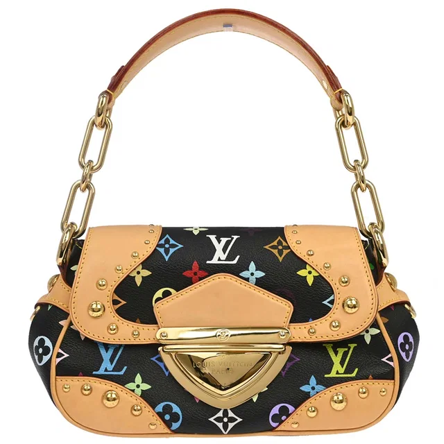 Louis Vuitton 2007 Black Monogram Multicolor Marilyn Handbag M40128 in Black Canvas from AMORE Vintage Tokyo