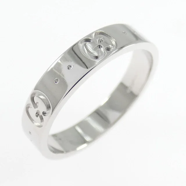 Gucci icon ring in 750 white gold from KOMEHYO