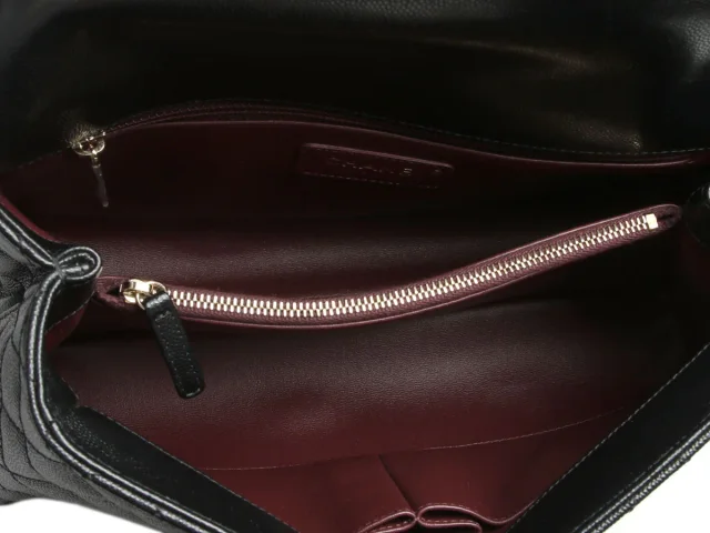 Chanel Small Black Quilted Caviar Coco Handle in Black Caviar leather from Ann's Fabulous Finds, photo 9 of 10