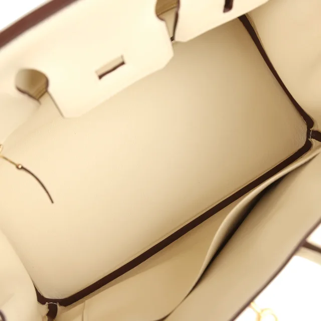 Hermès Birkin 25 Nata Swift Gold Hardware in Ivory Swift from Madison Avenue Couture, photo 2 of 2