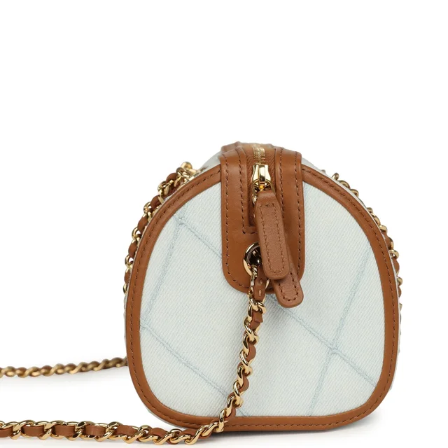 Chanel Coco Beach Mini Timeless Classic Barrel Bag in Brown Calfskin from Madison Avenue Couture, photo 2 of 2