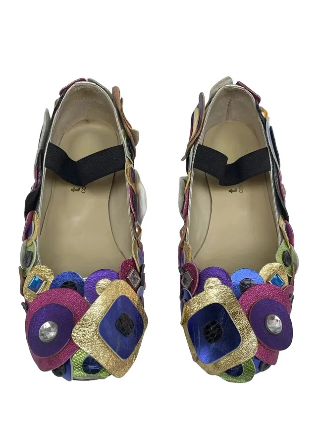 Tao Comme Des Garçons 90s 3d Petal Gem Mary Janes/I, Women's (Size 6) in multicolor from Grailed