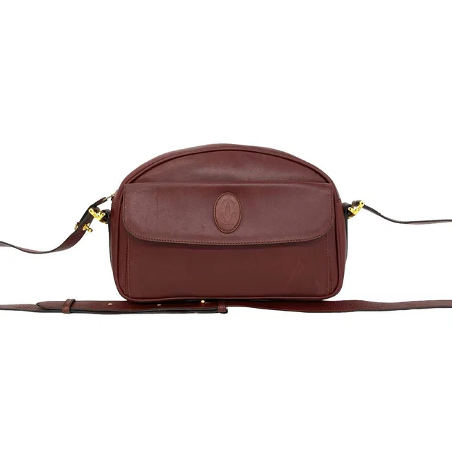 Cartier Must Line Leather Shoulder Bag in Leather from LuxUness