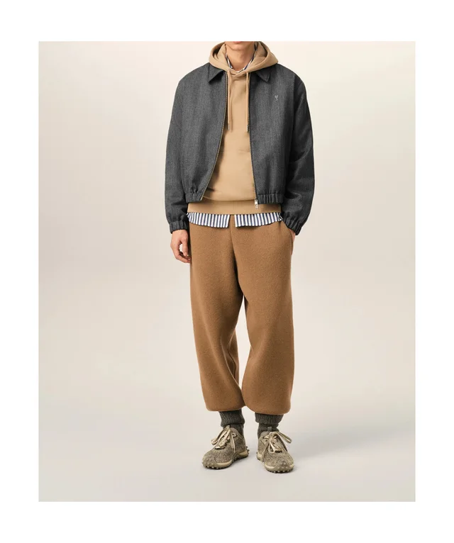 Ami Paris AMI Ami de Coeur Collared Zip-Up Jacket, photo 5 of 6 from SENSER