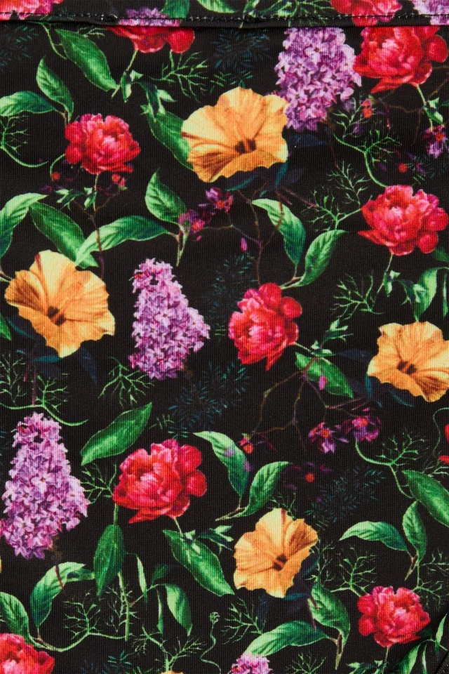 Charo Ruiz Ibiza Pola Floral-Print Bikini Briefs in Black, photo 4 of 4 from THE OUTNET