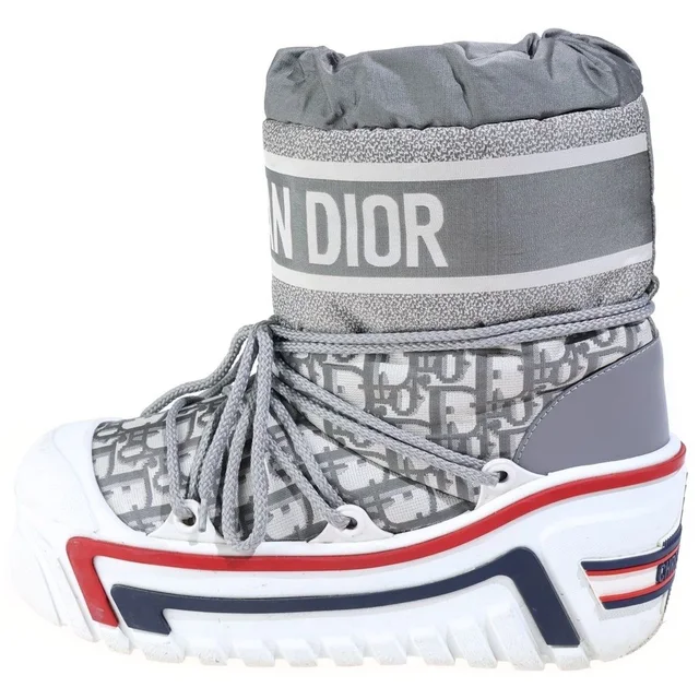 Dior Alps Oblique Ski Boots Gray in Grey from The Reluxe
