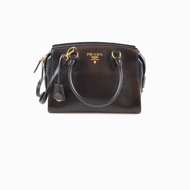 Prada Safiano Lux Tote in Saffiano leather from The Purse Affair