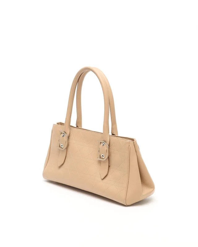 Dior Cannage D Buckle Tote Shoulder Bag in Leather from A Retro Tale, photo 2 of 13
