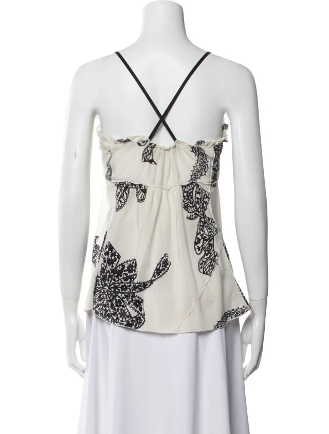 Miu Miu shirts & tanks in Silk from The RealReal, photo 3 of 3