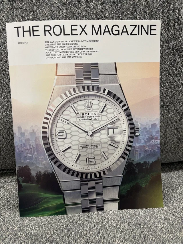 Official Rolex Men's Watch Magazine Cover in white|silver|gray from Poshmark