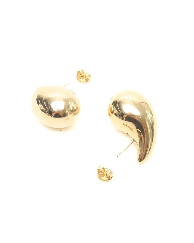 Bottega Veneta Drop Silver Earrings in Silver from A Retro Tale, photo 2 of 3