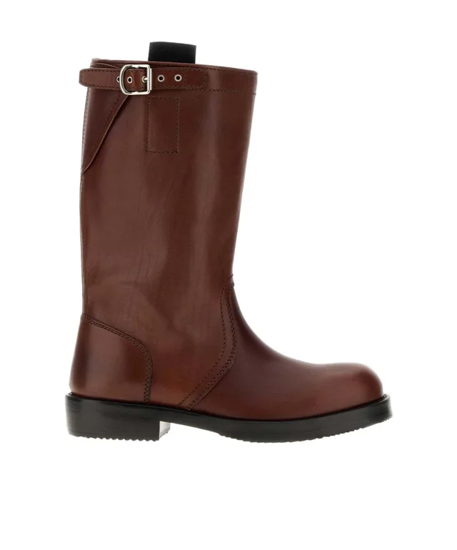 Dries Van Noten Buckled Mid-Calf Boots from SENSER, photo 1 of 1