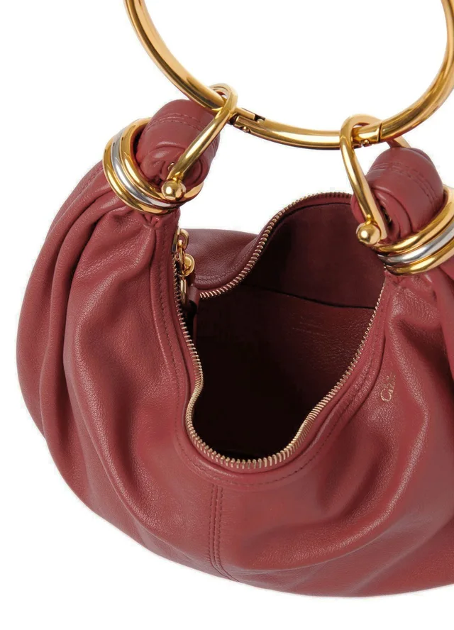 CHLOE Bracelet shoulder bag in Pink Main material: 100% Asian water buffalo leather, main lining: 100% calf leather, photo 5 of 14 from 24S (Canada)