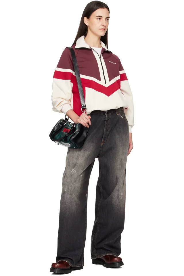 Dr. Martens Burgundy Regina Mary Jane Loafers, photo 5 of 5 from SSENSE