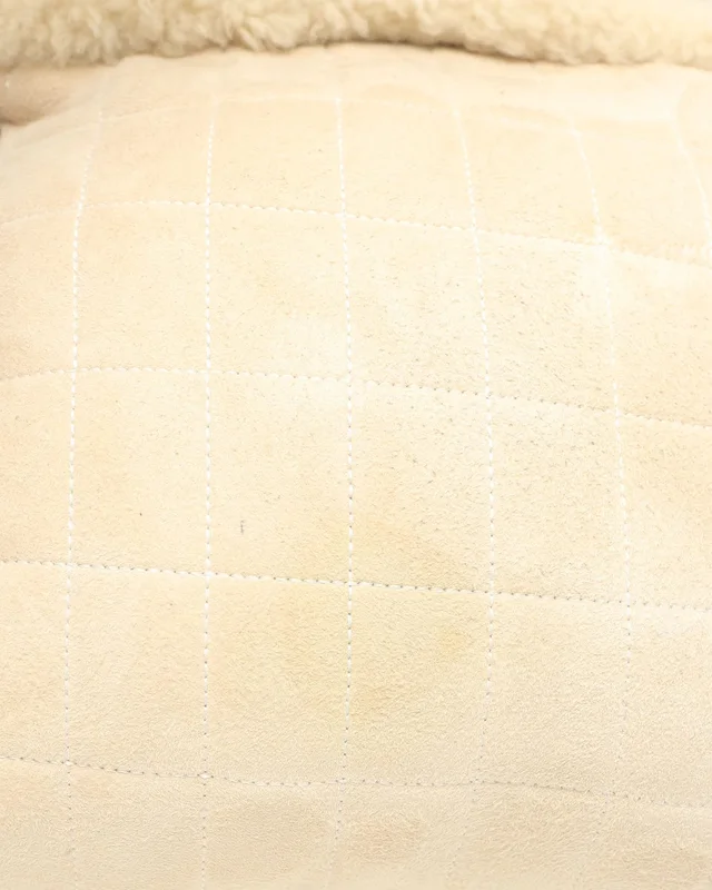 Chanel CC Mouton Shearling Bag in Suede from A Retro Tale, photo 8 of 12
