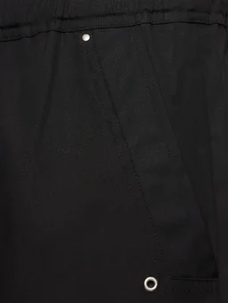 Rick Owens Wide-leg trouser with zip closure in 97% Cotton, 3% Elastane, photo 5 of 5 from LUISAVIAROMA