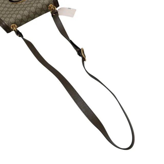 Gucci Blondie GG Supreme Shoulder Bag in Beige Canvas from LuxUness, photo 13 of 17