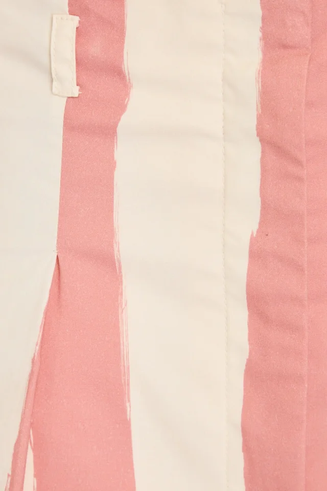 Philosophy di Lorenzo Serafini Pleated Striped Cotton-Blend Poplin Shorts in Antique rose, photo 4 of 4 from THE OUTNET