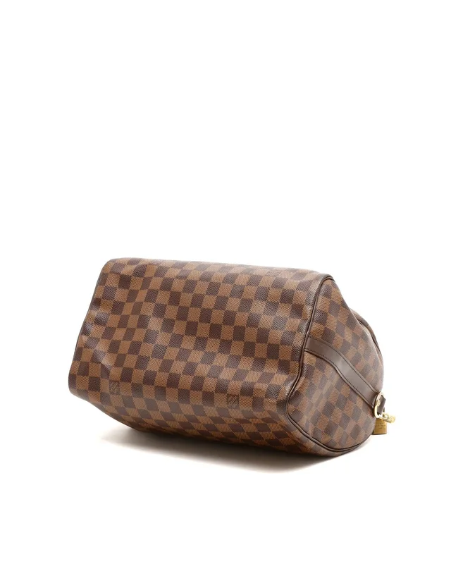 Louis Vuitton Damier Ebene Speedy Bandoulière 30 Bag in Brown from A Retro Tale, photo 4 of 9