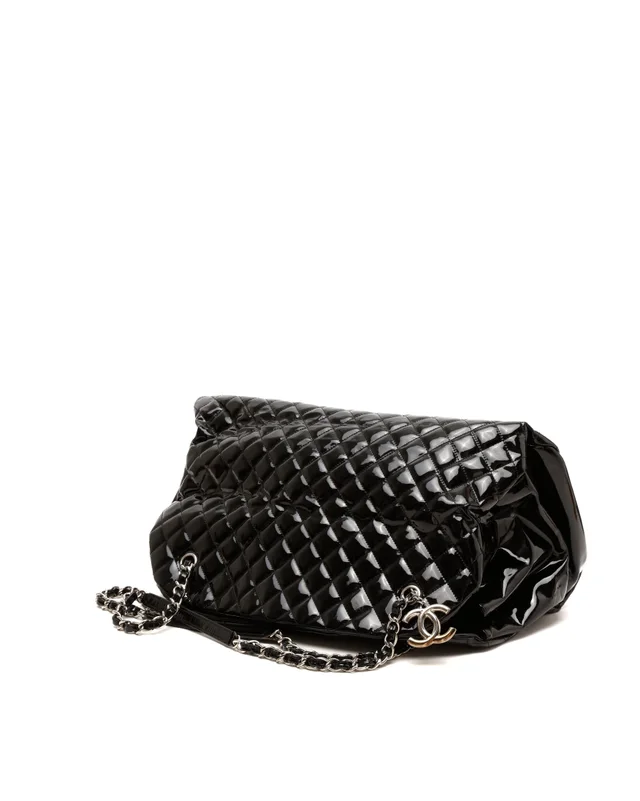 Chanel Maxi Just Mademoiselle Patent Chain Tote Bag in Patent leather from A Retro Tale, photo 4 of 10