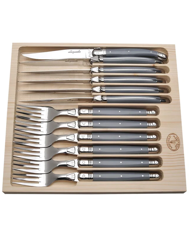 Jean Dubost Laguiole 12pc Flatware Set, image 1 of 1 from Gilt