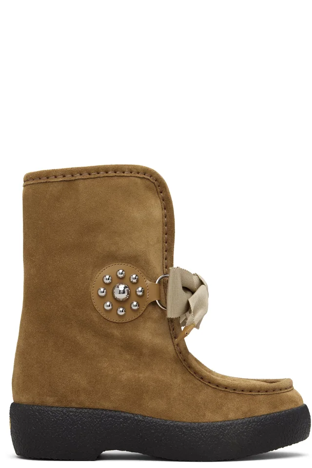 Brown Suede Winter Boots, image 1 of 1 from SSENSE
