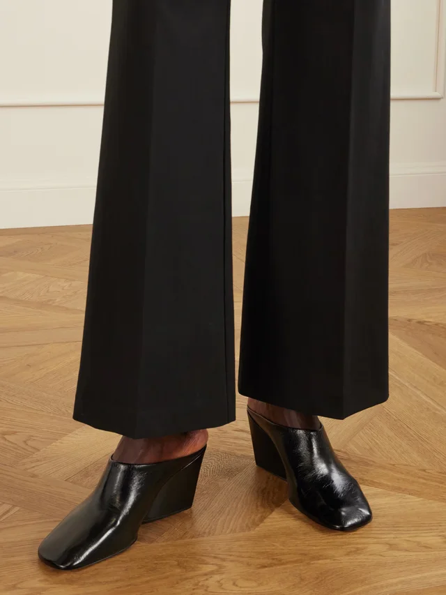 PROENZA SCHOULER Slant leather mules in Black, photo 2 of 2 from NET-A-PORTER (Canada)