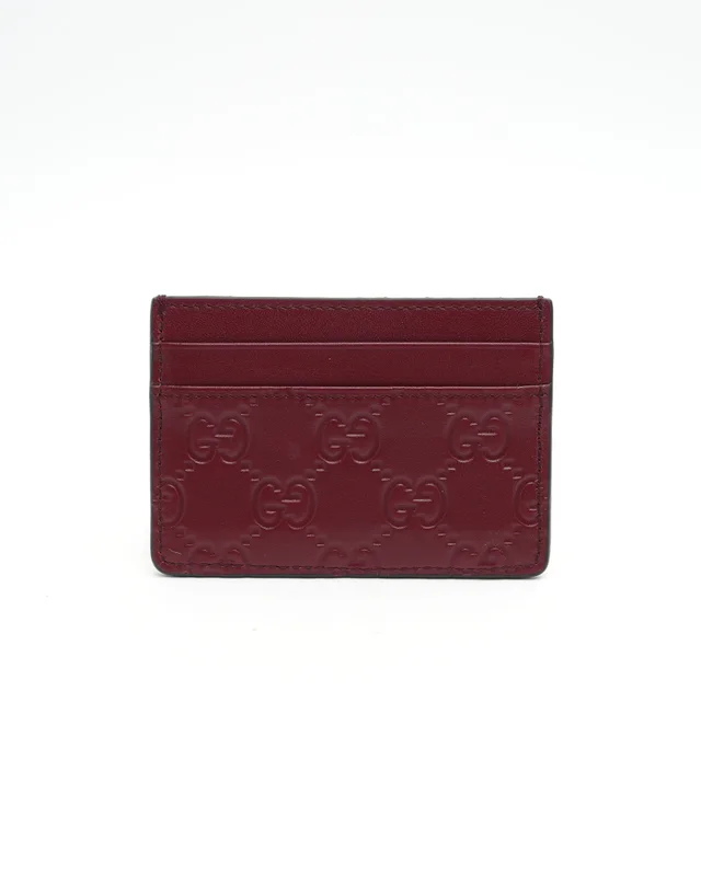 Gucci Guccissima Card Holder in Leather from A Retro Tale, photo 2 of 11
