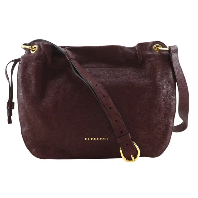 Burberry Nova Check Calf Shoulder Bag in Leather from LuxUness