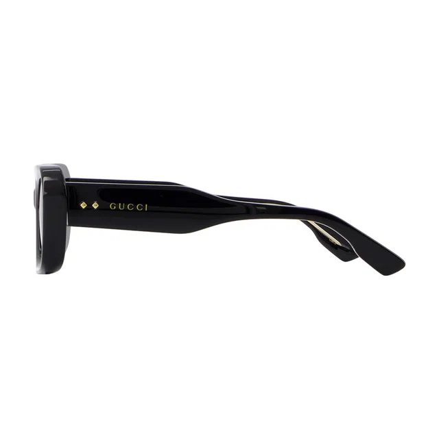 Gucci Gg1531sk-001 Acetate Logo-Plaque Sunglasses — Black in Black from HEWI