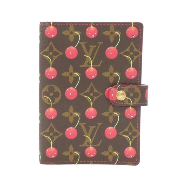 Louis Vuitton Monogram Cherry Agenda PM R21023 Organizer in Marron Coated canvas from Elady