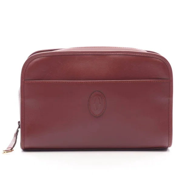 Cartier Must Line Leather Clutch Bag in Leather from LuxUness