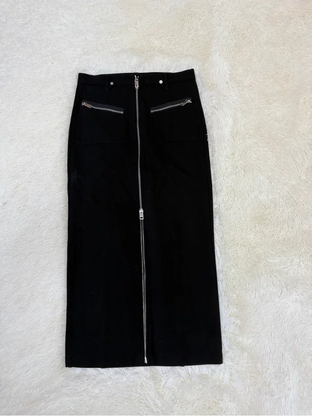 Diesel Zip-Front Pencil Skirt in black from Poshmark