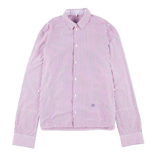 Loewe Turn Up Cuff Stripe Shirt from HEWI