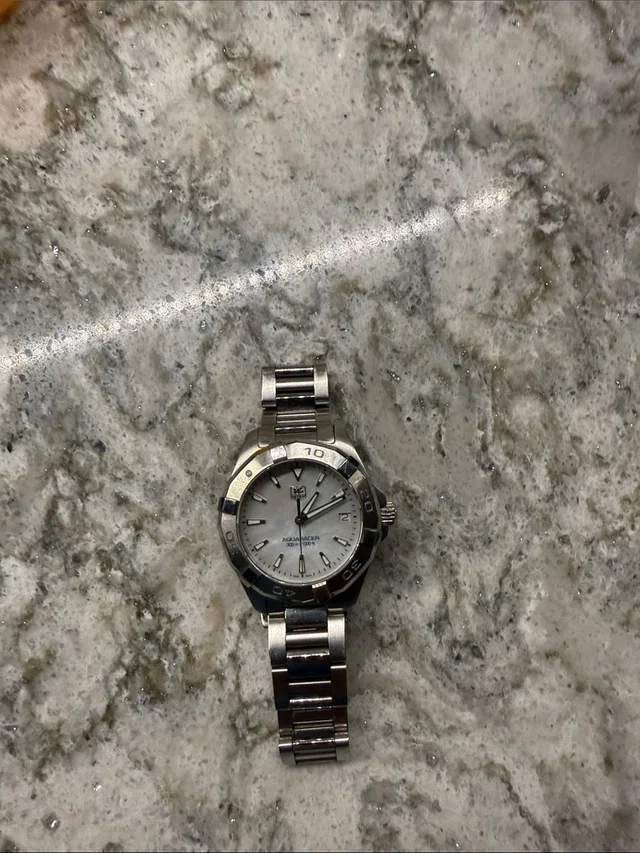 TAG Heuer Silver White Dial Stainless Steel Men's Watch in silver|gray|white from Poshmark