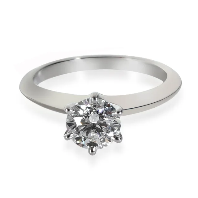 Tiffany & Co. 0.81 ct Round Brilliant Diamond Engagement Ring from myGemma
