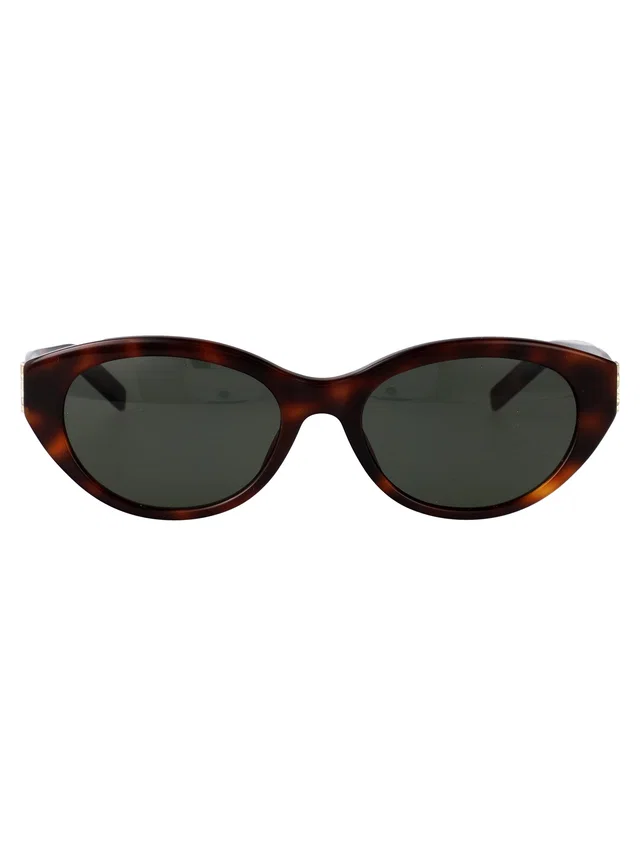 Saint Laurent Slm148 Sunglasses — Brown Acetate in Brown from HEWI