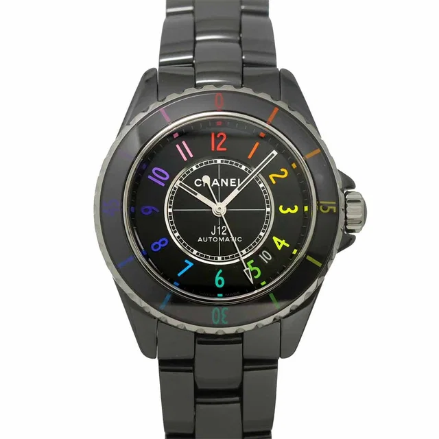 Chanel J12 electro 38 H7122 Limited Automatic Black Mens Watch in Black Ceramic from Luxury Promise