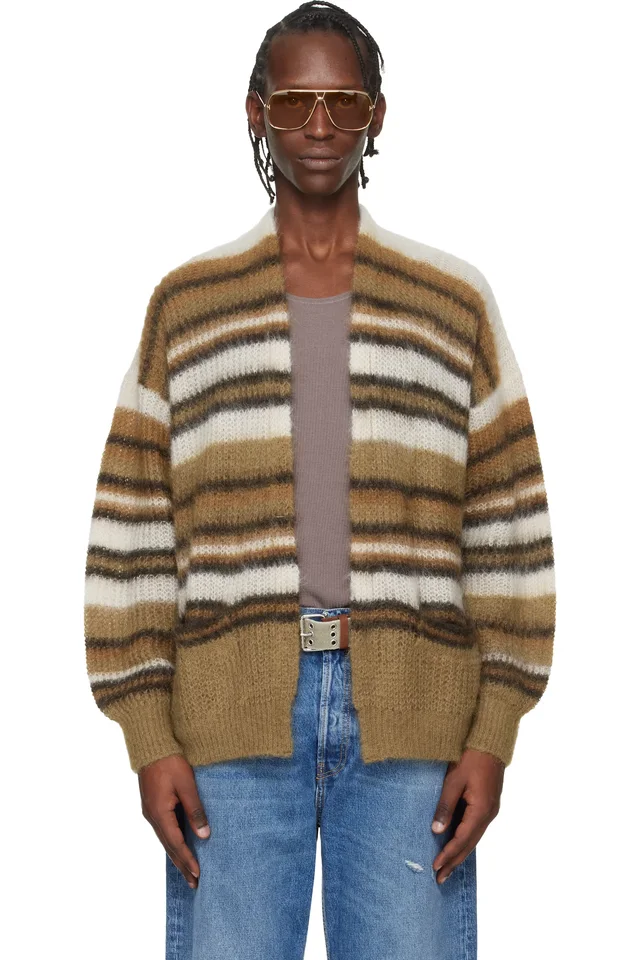 Brown & Off-White Danah Cardigan, image 1 of 1 from SSENSE