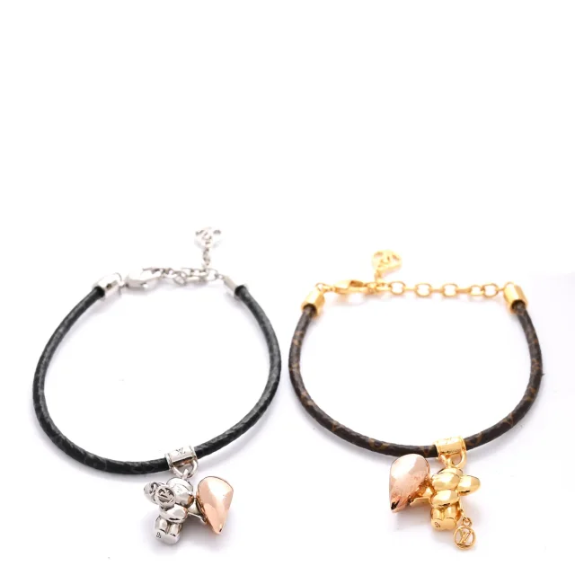 Louis Vuitton Monogram Vivienne Amour Bracelet Set in Canvas from FASHIONPHILE, photo 3 of 7