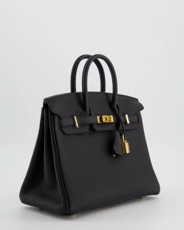 Hermès Birkin 25 Retourne Bag in Black Togo leather from Sellier, photo 3 of 23