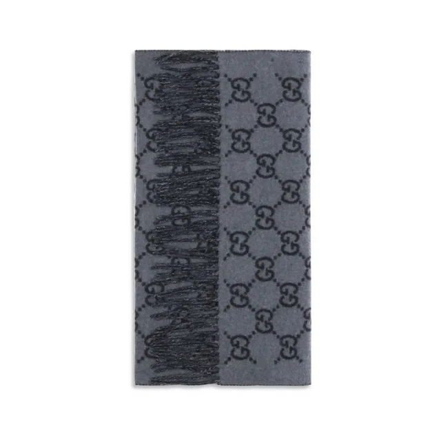Gucci Blue Cashmere Foulard in Blue Cashmere from HEWI