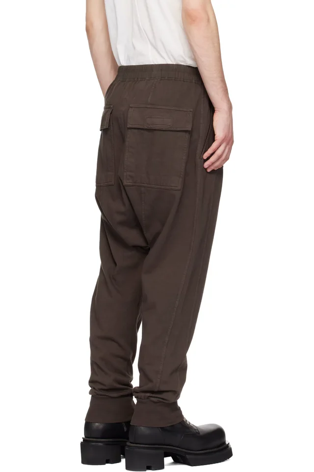 Rick Owens DRKSHDW Gray Temple Drawstring Lounge Pants, photo 3 of 4 from SSENSE