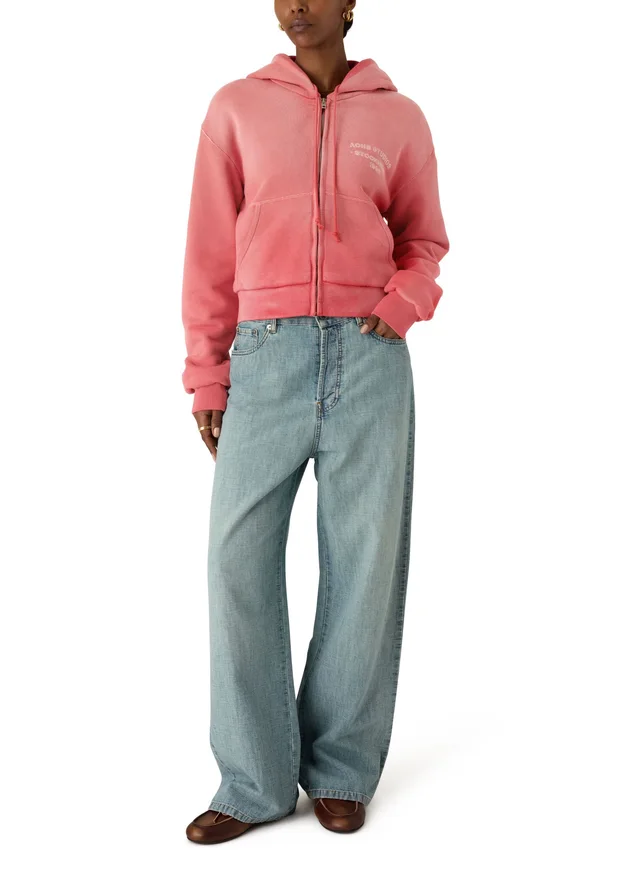 ACNE STUDIOS Hooded sweatshirt in Red 100% cotton, photo 2 of 5 from 24S (US)