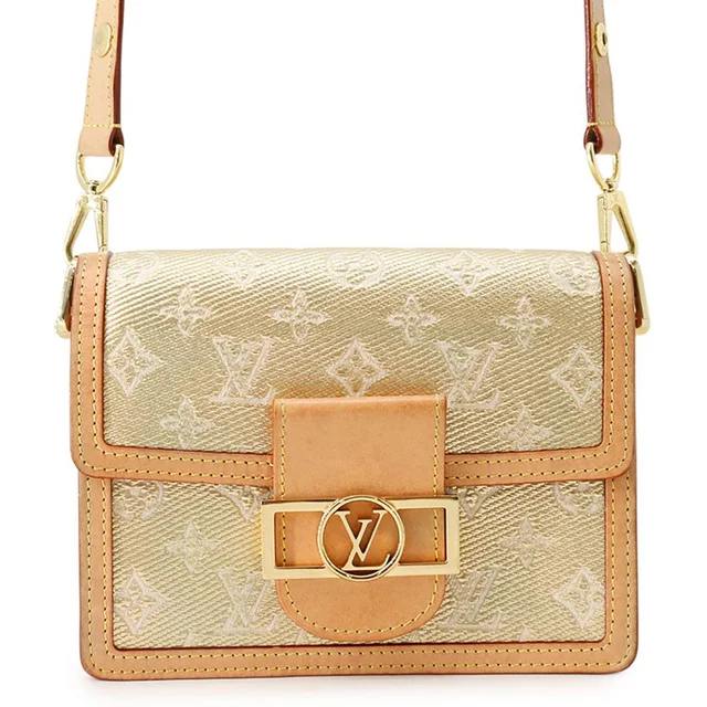 Louis Vuitton Shoulder Bag Monogram Laminated Jacquard Dauphine from The Reluxe