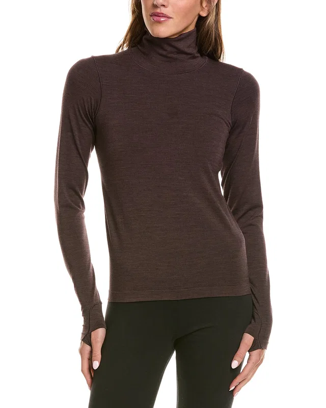 Beyond Yoga Luxeknit Wool-Blend Turtleneck Top, image 1 of 1 from Rue La La