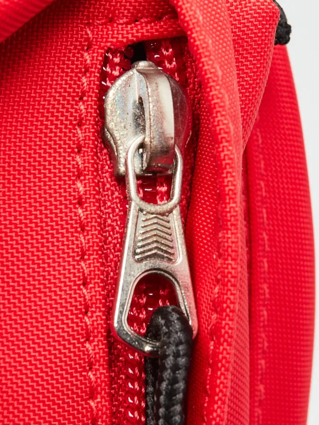 Balenciaga Red Recycled Nylon Logo Embroidered Wheel Belt Bag in Red Nylon from Yoogis, photo 7 of 13