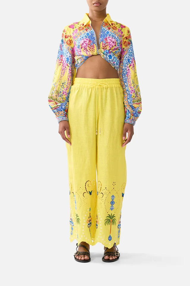 Camilla eBoutique STRAIGHT LEG EMBROIDERED PANT SULTANAHMET SUMMER from CAMILLA, photo 1 of 1