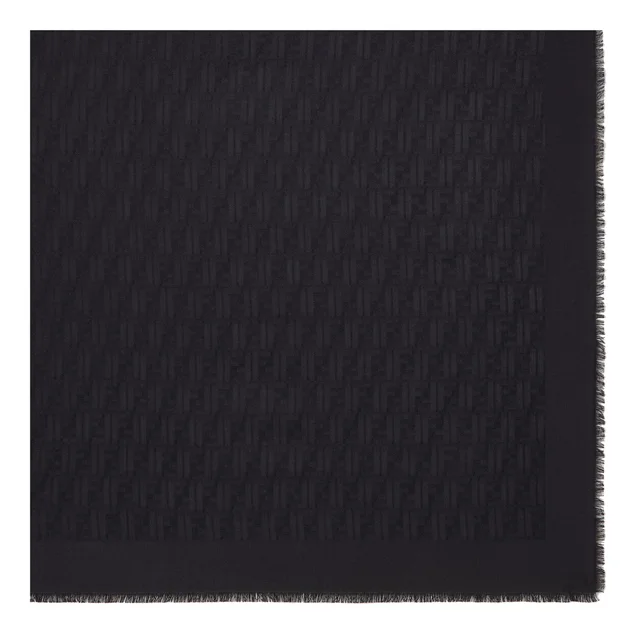 Fendi Frayed-edge scarf, photo 2 of 3 from SENSER